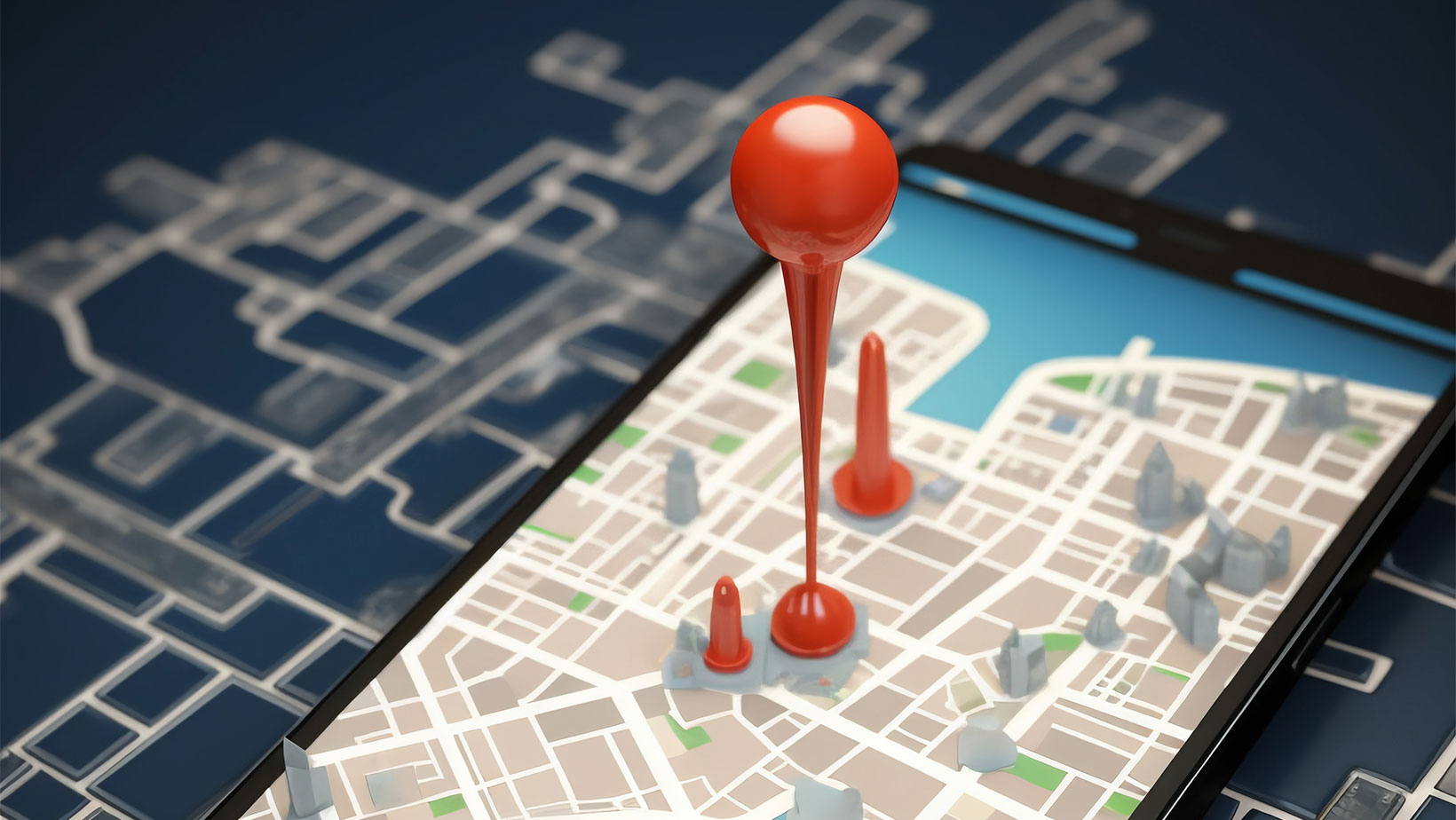 Medical clinic pinned on Google Maps representing optimized local listings in 2025