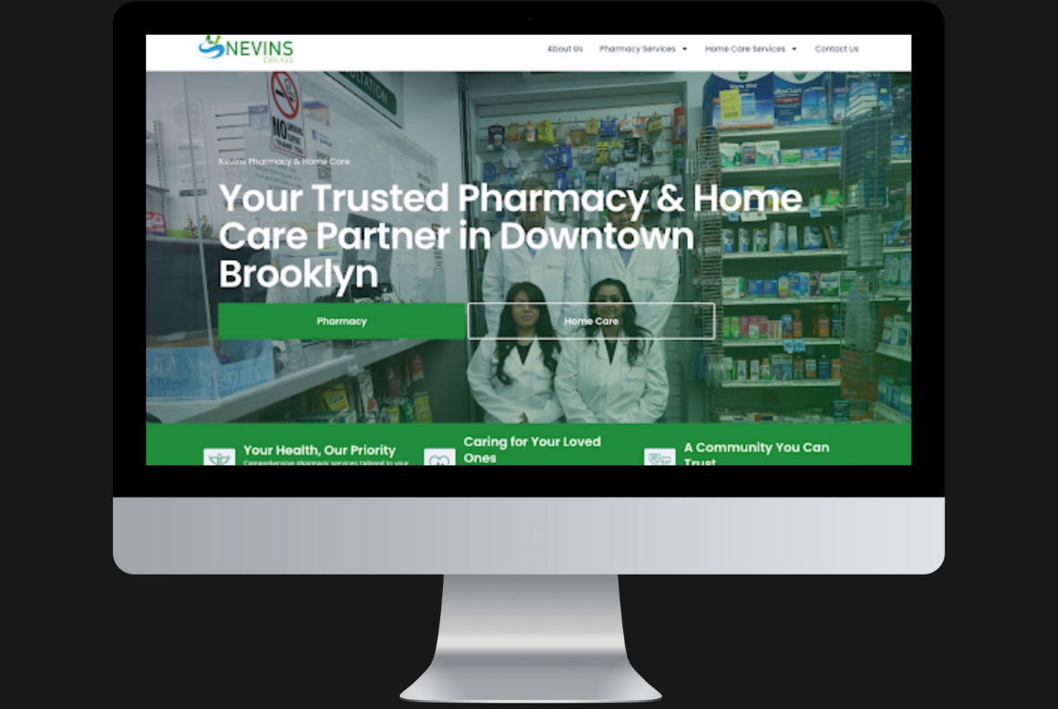 Nevins Drugs - After Redesign